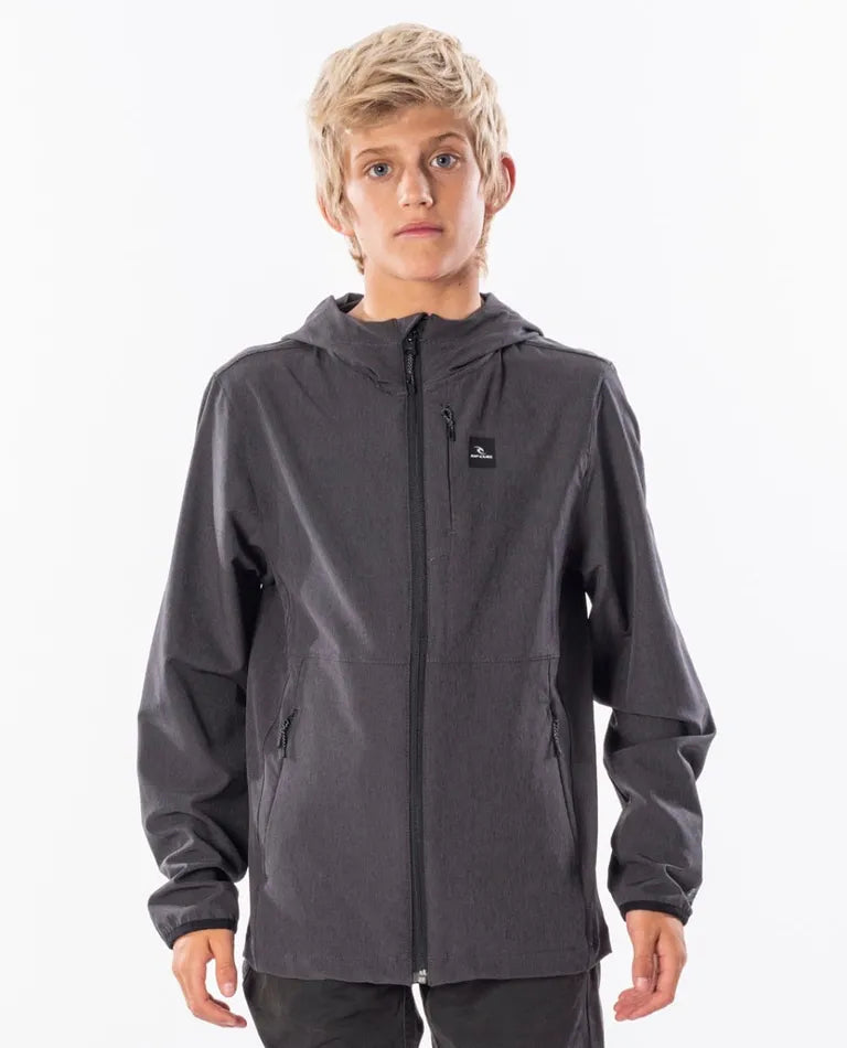 RIPCURL BOYS ANTI SERIES DEPARTED ZIP JACKET