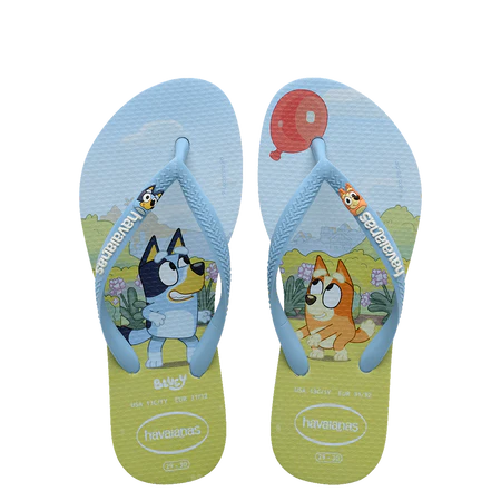 HAVAIANAS KIDS SLIM BLUEY THONGS