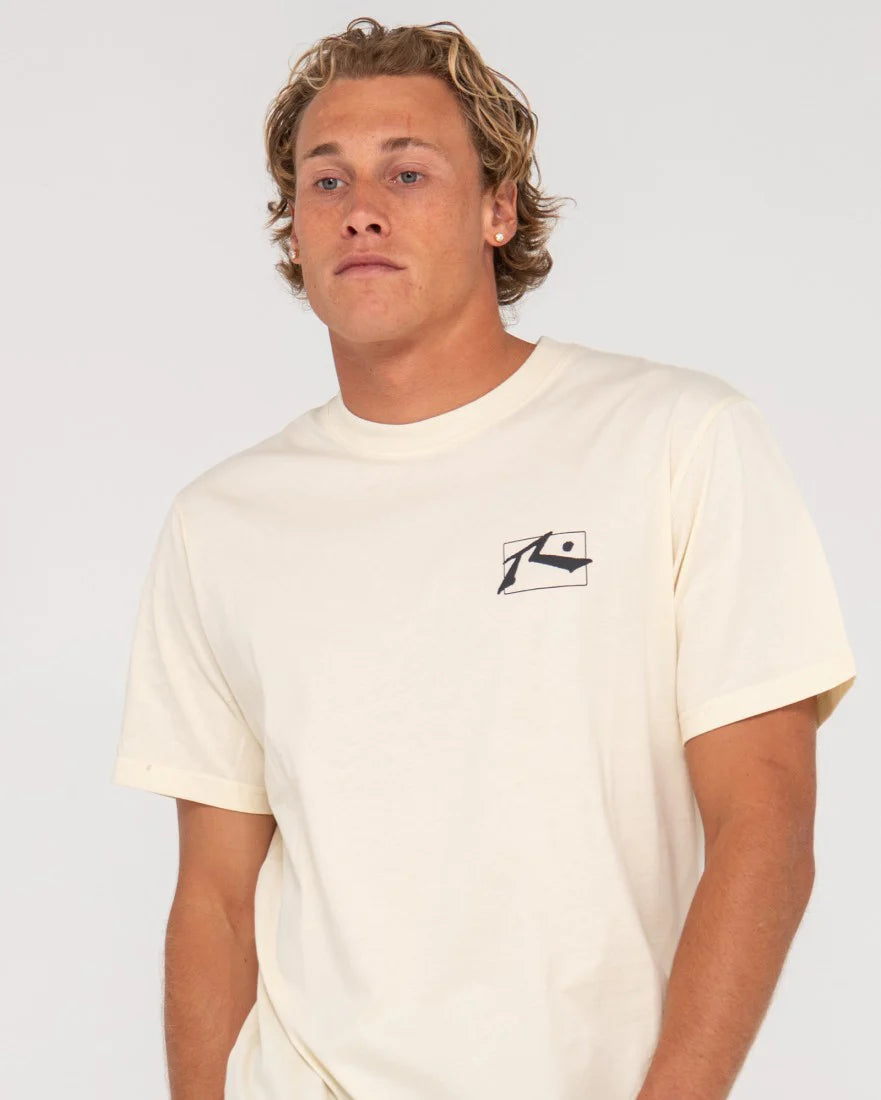 RUSTY MENS DYE BATH SHORT SLEEVE TEE