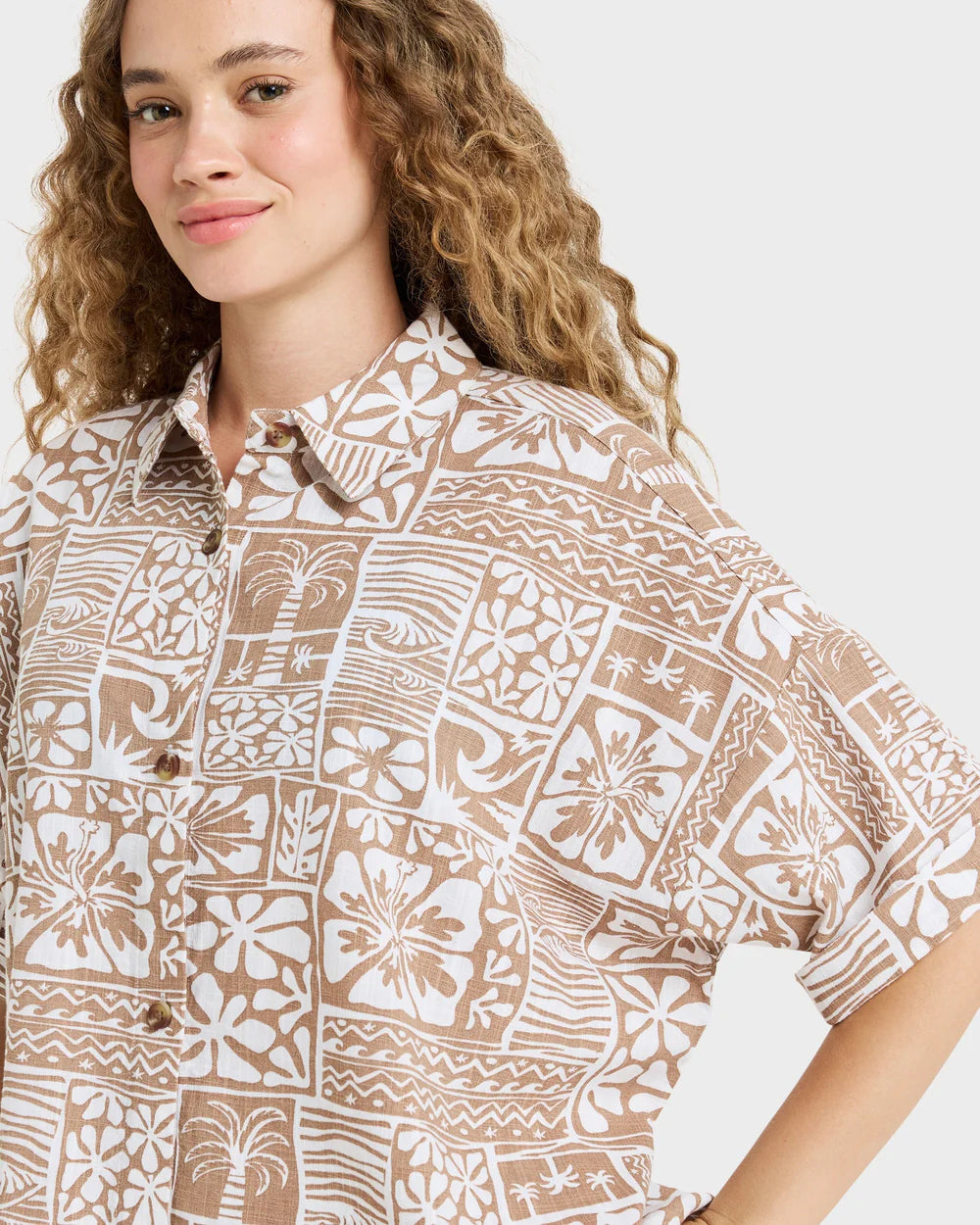 ROXY BEACHY NOSTALGIA SLUB SS SHIRT