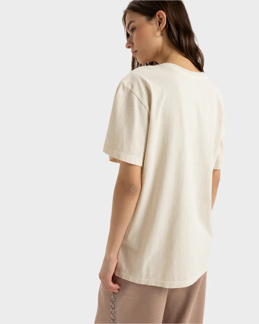 ROXY SUNNYOVERSIZE STONE WASH TEE