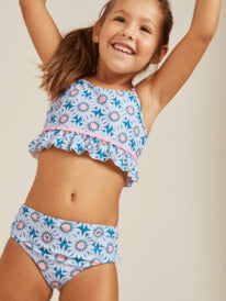 ROXY BOLD FLORALS CROP TOP SET