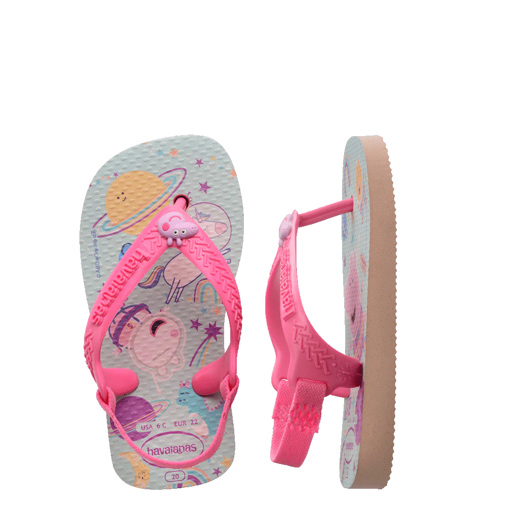 HAVAIANAS TODDLERS PEPPER PIG THONG