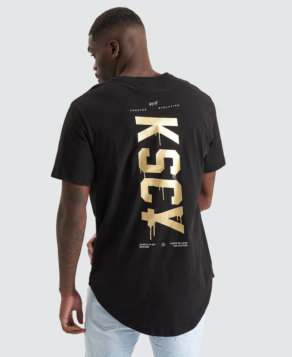 KISS CHACEY ETERNITY DUAL CURVED TEE
