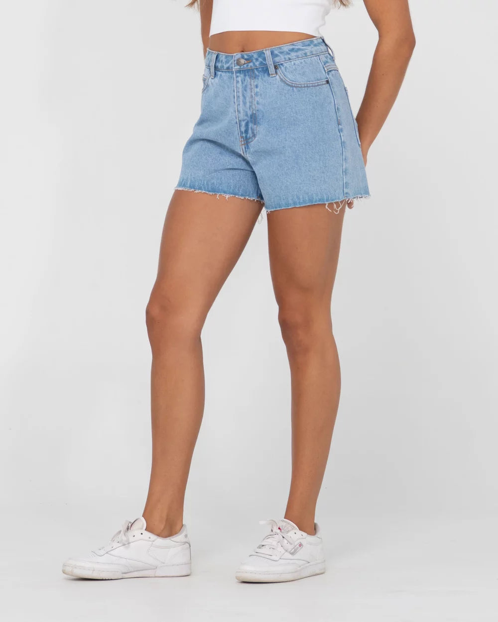 RUSTY MALTA HIGH RISE DENIUM SHORT