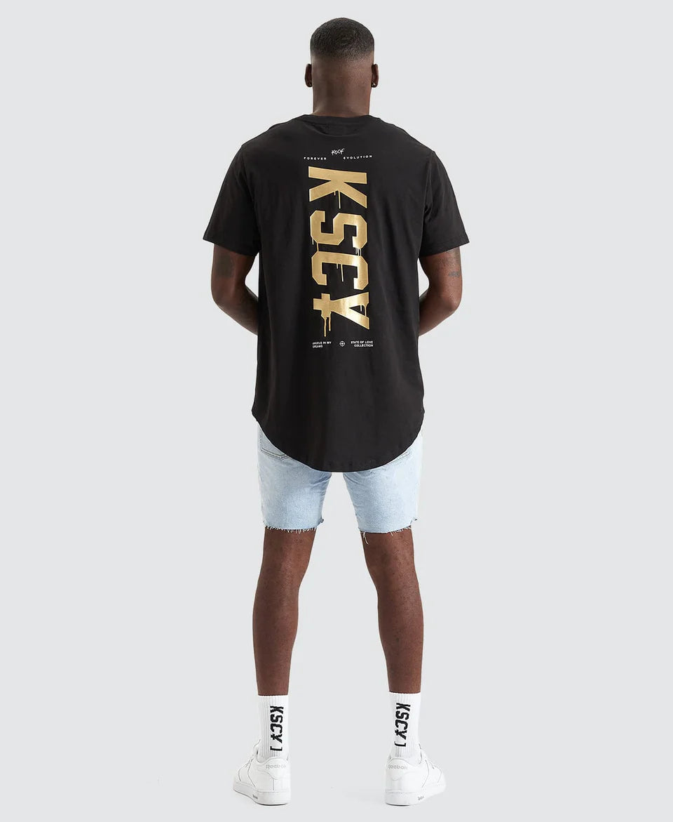 KISS CHACEY ETERNITY DUAL CURVED TEE