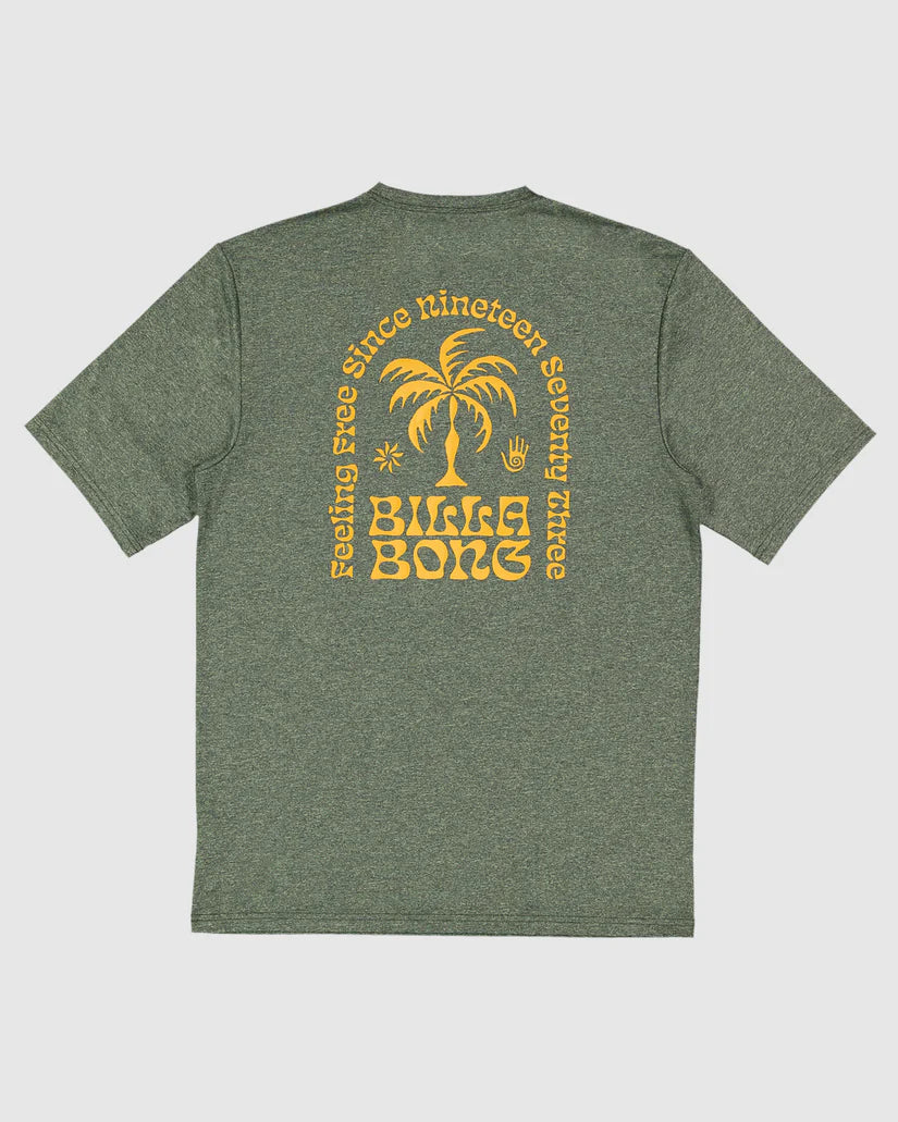 BILLABONG GROMS BIG WAVE SHAZZA LF SS RASHSHIRT