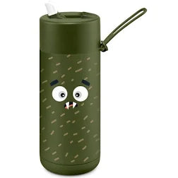 FRANK GREEN 16OZ 475MIL FRANKSTERS SCOUT REUSABLE FLIP LID CERAMIC BOTTLE