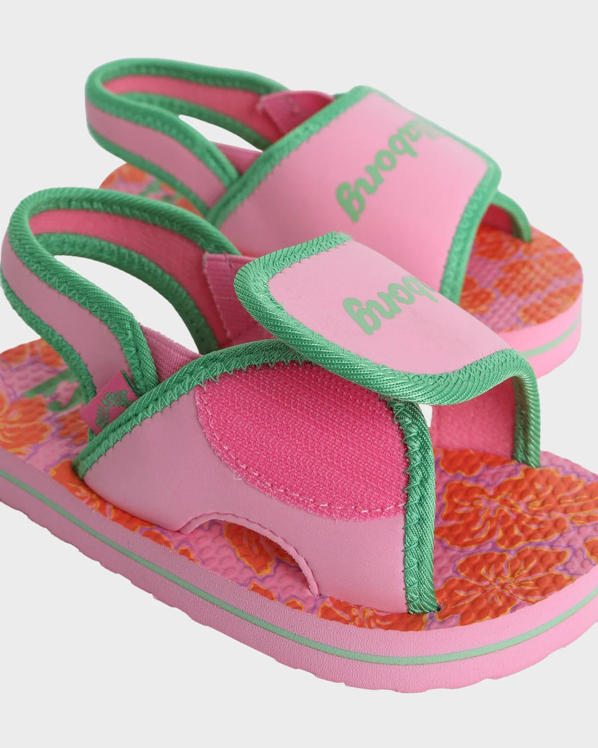 BILLABONG GROMS HAPPY HIBISCUS SLIDES