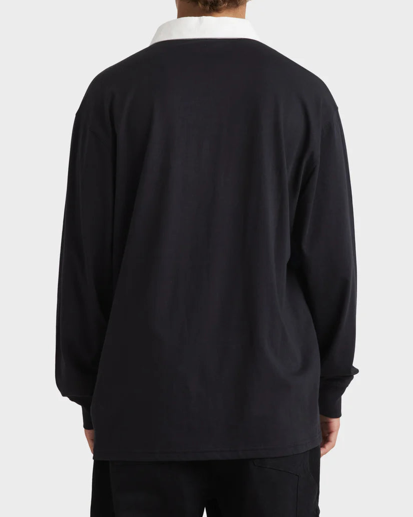 BILLABONG WARPED LS RUGBY POLO SHIRT