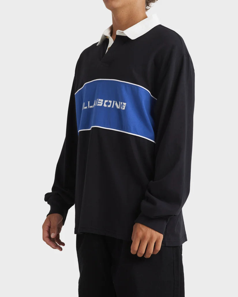 BILLABONG WARPED LS RUGBY POLO SHIRT