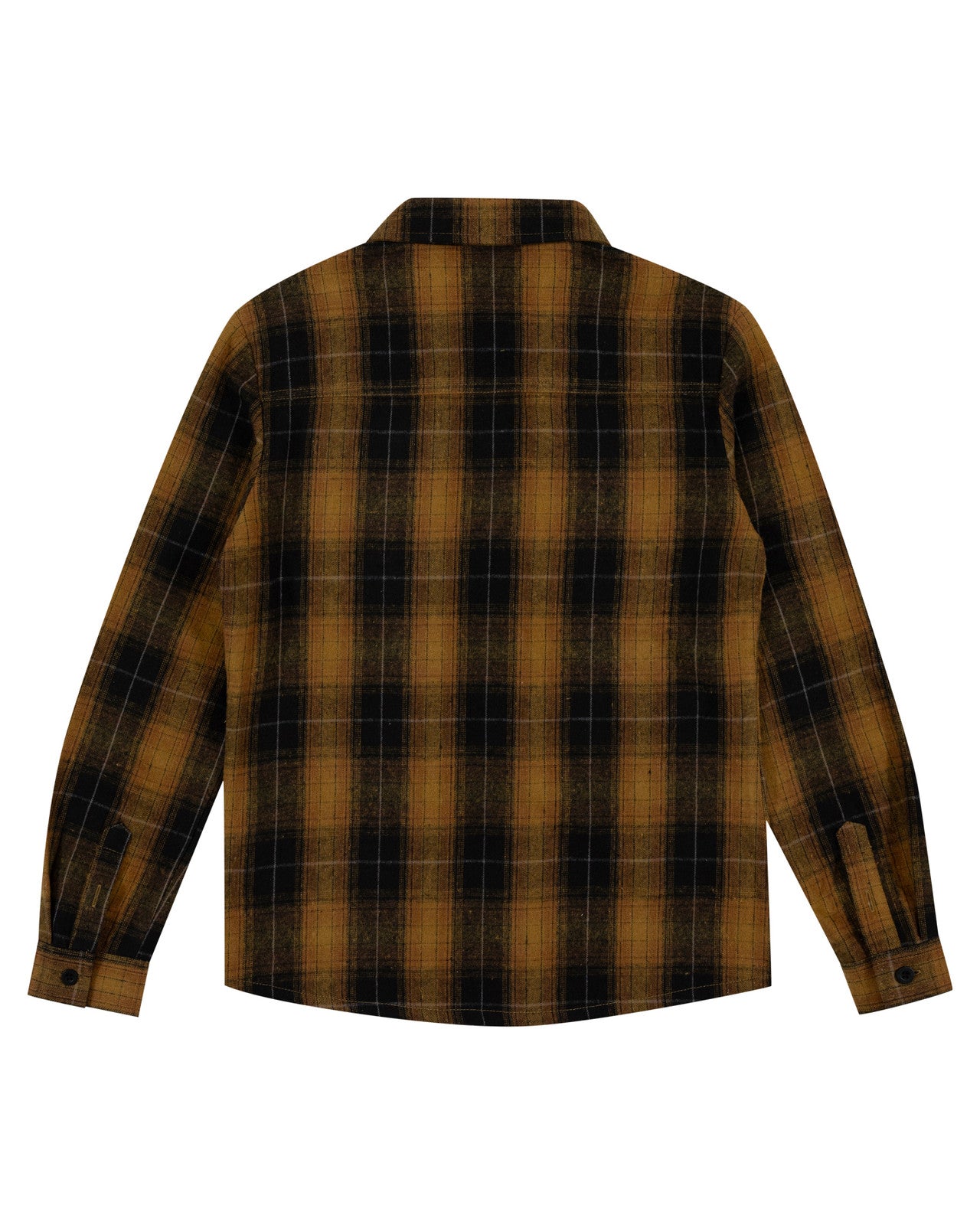 SANTA CRUZ BOYS MFG AXLE PLAID BUTTON UP SHIRT