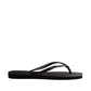 HAVAIANAS SLIM SQUARE LOGO METALLIC THONGS