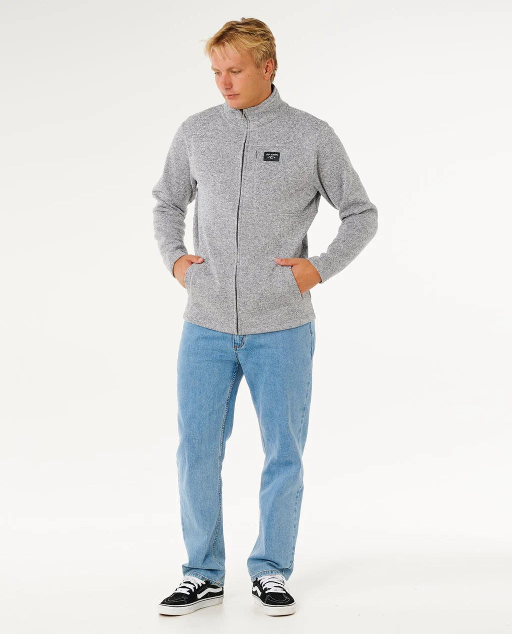 RIP CURL MEN'S CRESCENT ZIP THRU JUMPER