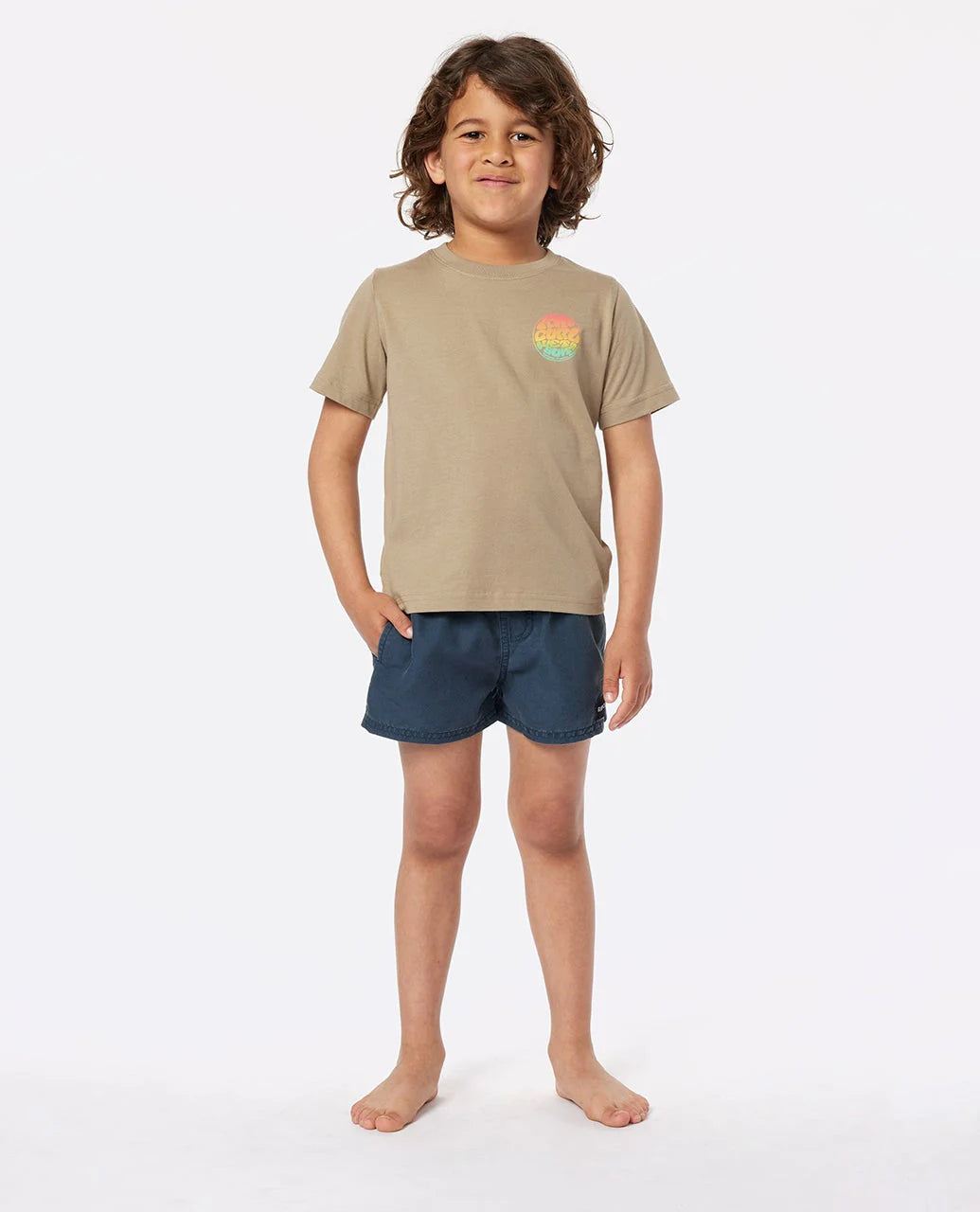 RIP CURL WETSUIT ICON BOYS SS TEE