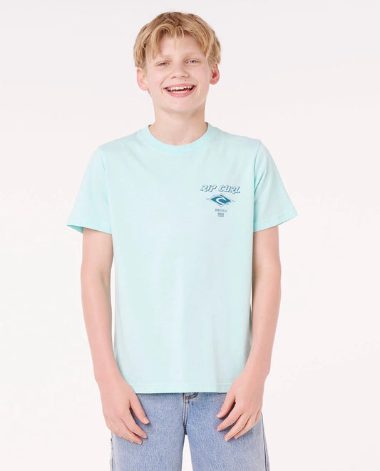 RIPCURL FADEOUT ICON BOYS SS TEE