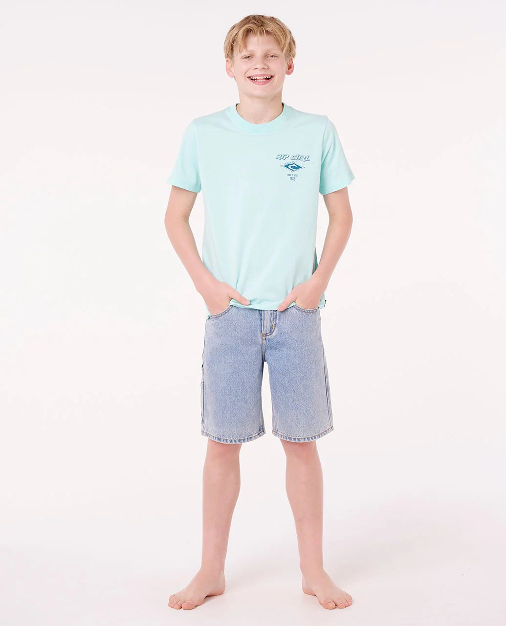RIP CURL FADEOUT ICON BOYS SS TEE