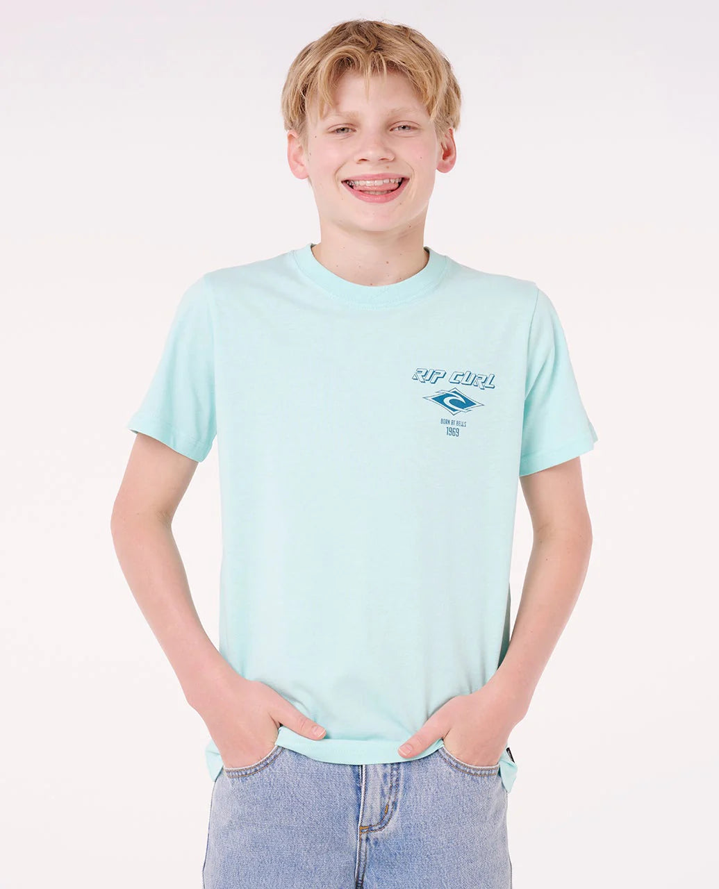 RIP CURL FADEOUT ICON BOYS SS TEE