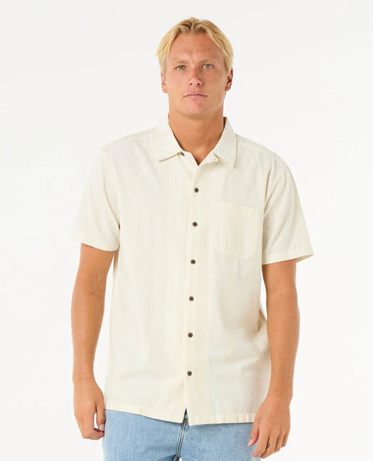 RIP CURL MEN'S RAW ENERGY STRIPE S/S SHIRT
