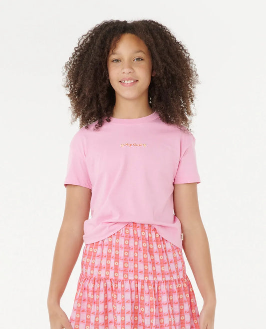 RIP CURL SUNSET SKIES CROP TEE GIRLS