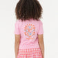 RIP CURL SUNSET SKIES CROP TEE GIRLS