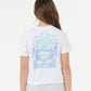 RIPCURL GIRLS SUNRISE CROP TEE