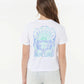 RIPCURL GIRLS SUNRISE CROP TEE