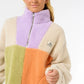RIPCURL BLOCK PARTY POLAR FLEECE 1/4 ZIP JUMPER