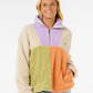 RIPCURL BLOCK PARTY POLAR FLEECE 1/4 ZIP JUMPER