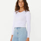RIPCURL CLASSIC RIBBED L/S TSHIRT