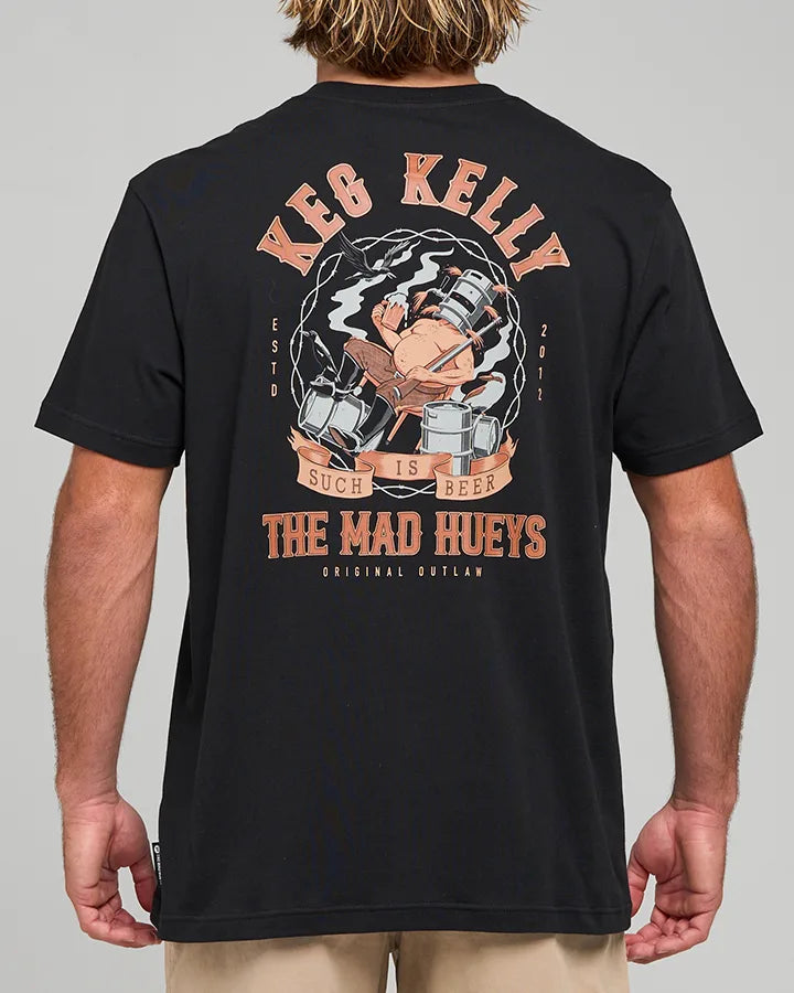 THE MAD HUEYS MENS KEGS KELLY SS TEE