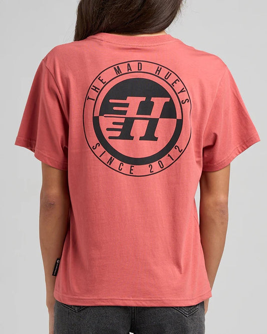 THE MAD HUEYS WOMENS H SERIES SPLIT SS TEE