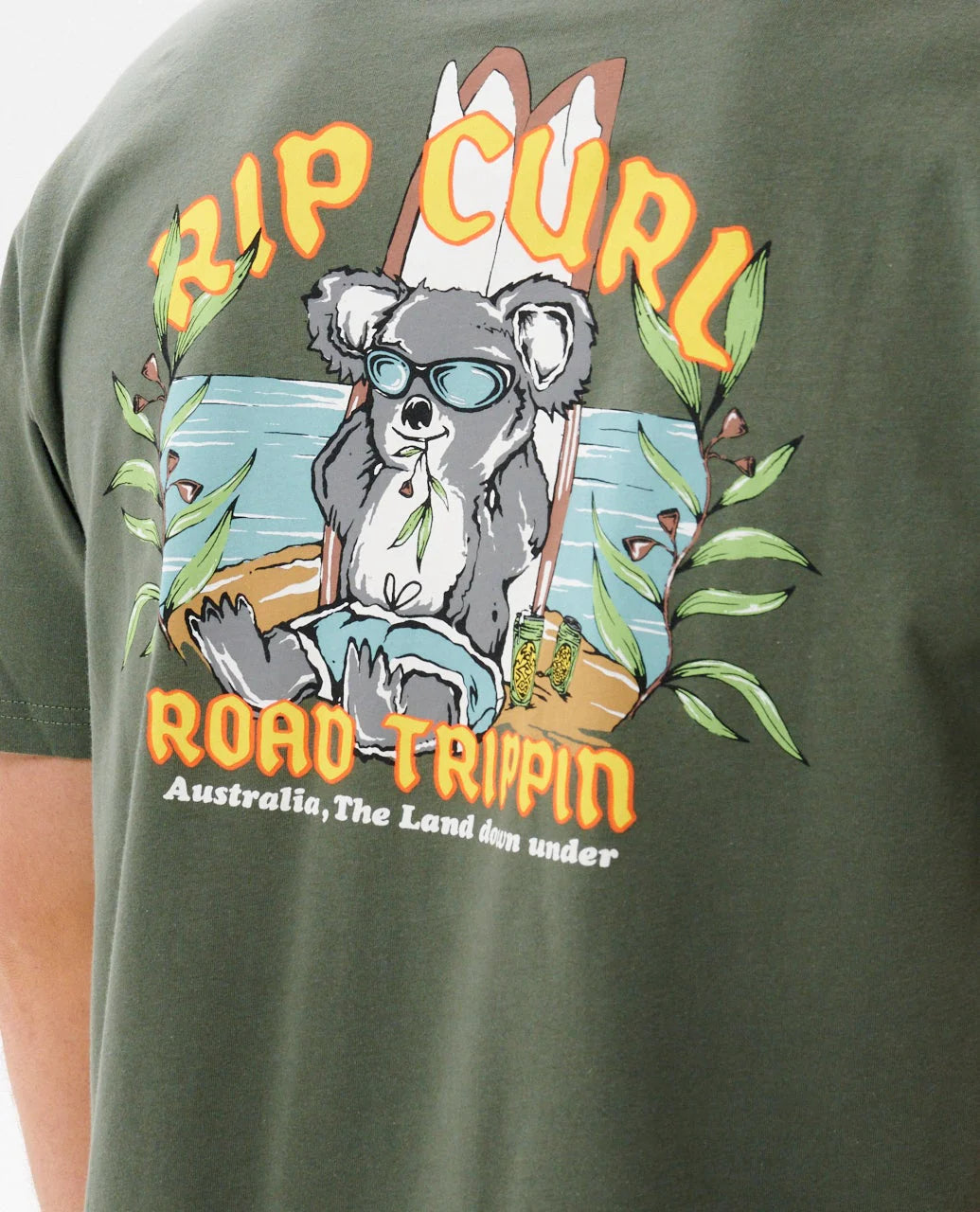 RIPCURL DOWN UNDER KOALA MENS TEE