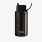 FRANK GREEN 34OZ/1L SSC FLIP STRAW LID BOTTLE