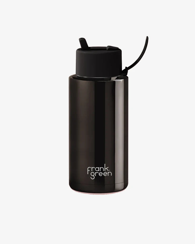 FRANK GREEN 34OZ/1L SSC FLIP STRAW LID BOTTLE