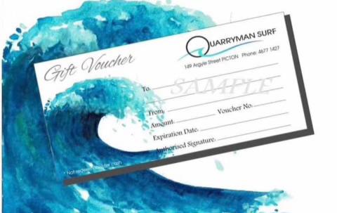 QUARRYMAN SURF GIFT CARD