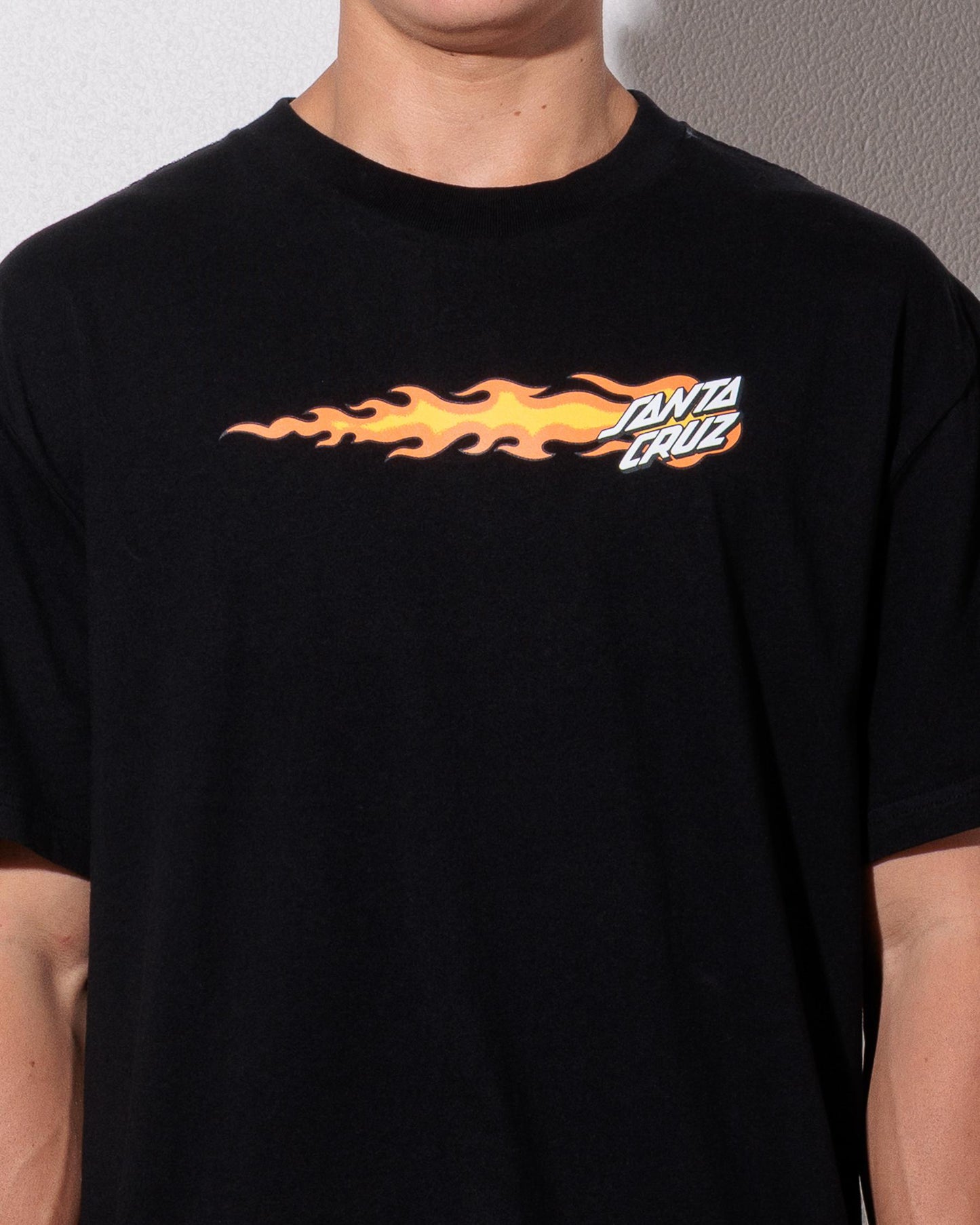 SANTA CRUZ MENS FLAMING DICE DOT FLASH TEE