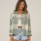 SALTY CREW WOMENS NOMAD FLANNEL SHIRT