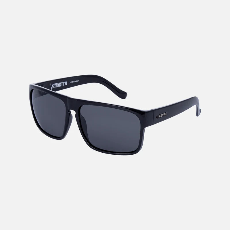 CARVE VENDETTA BLACK GREY POLARIZED LENS SUNGLASSES