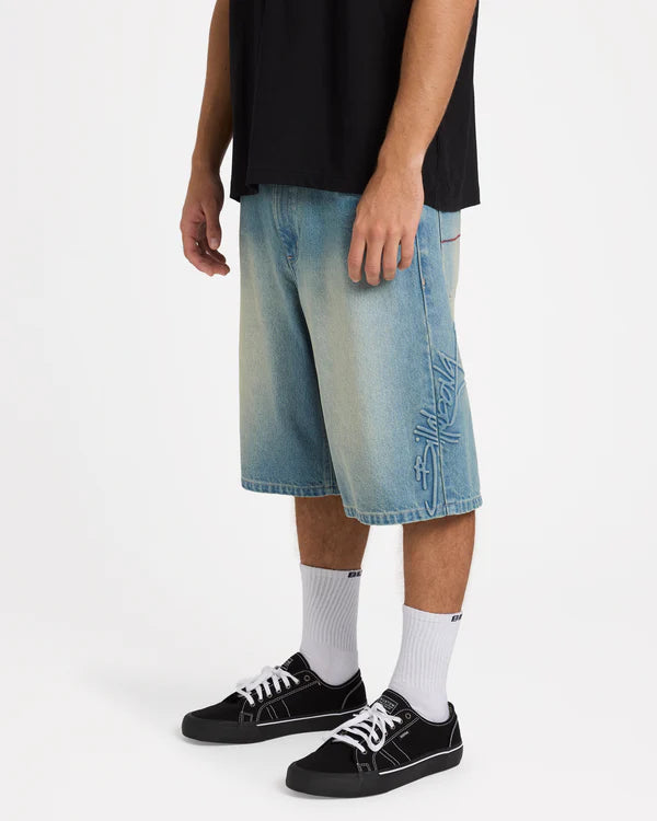 BILLABONG SCRIPT SMOKO DENIM SHORTS