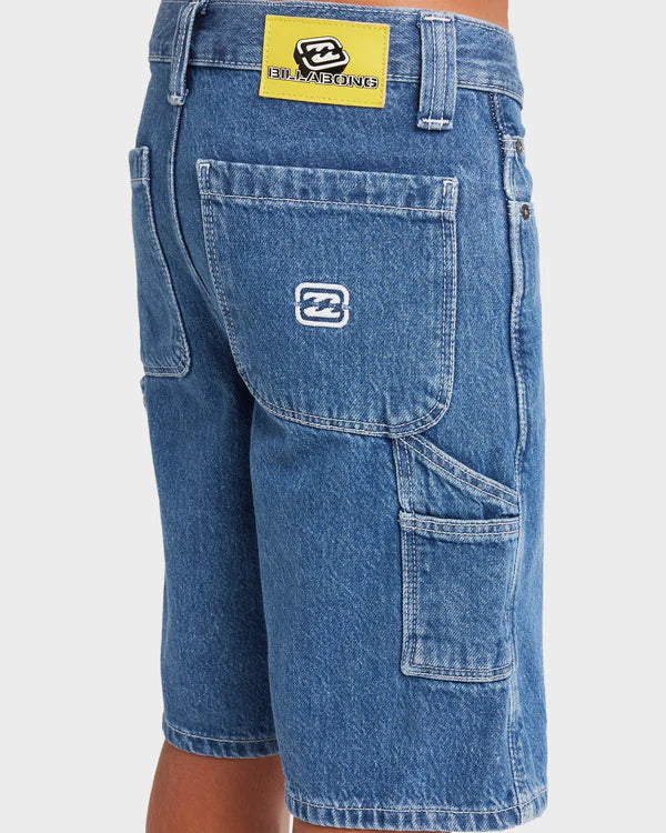 BILLABONG BOYS BAD DOG DENIM SHORTS