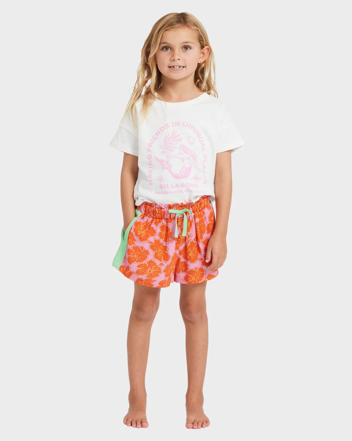 BILLABONG HAPPY HIBISCUS OLLY SHORTS GIRL