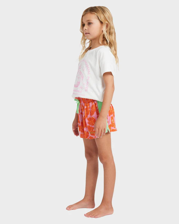BILLABONG HAPPY HIBISCUS OLLY SHORTS GIRL