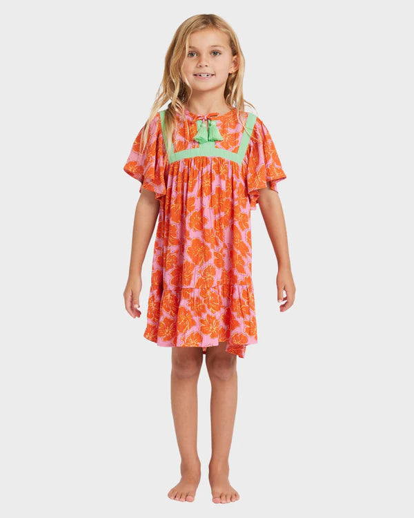 BILLABONG HAPPY HIBISCUS DRESS GIRL