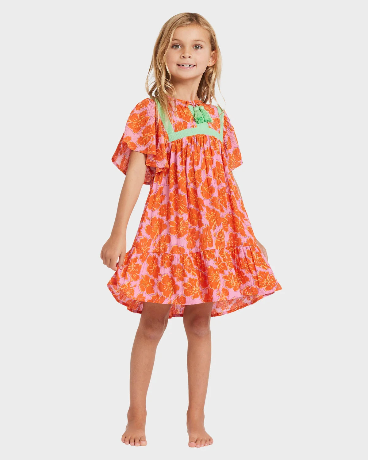 BILLABONG HAPPY HIBISCUS DRESS GIRL