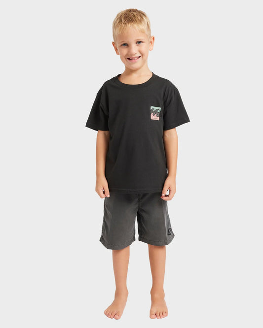 BILLABONG GROMS CRAYON WAVE SS TEE