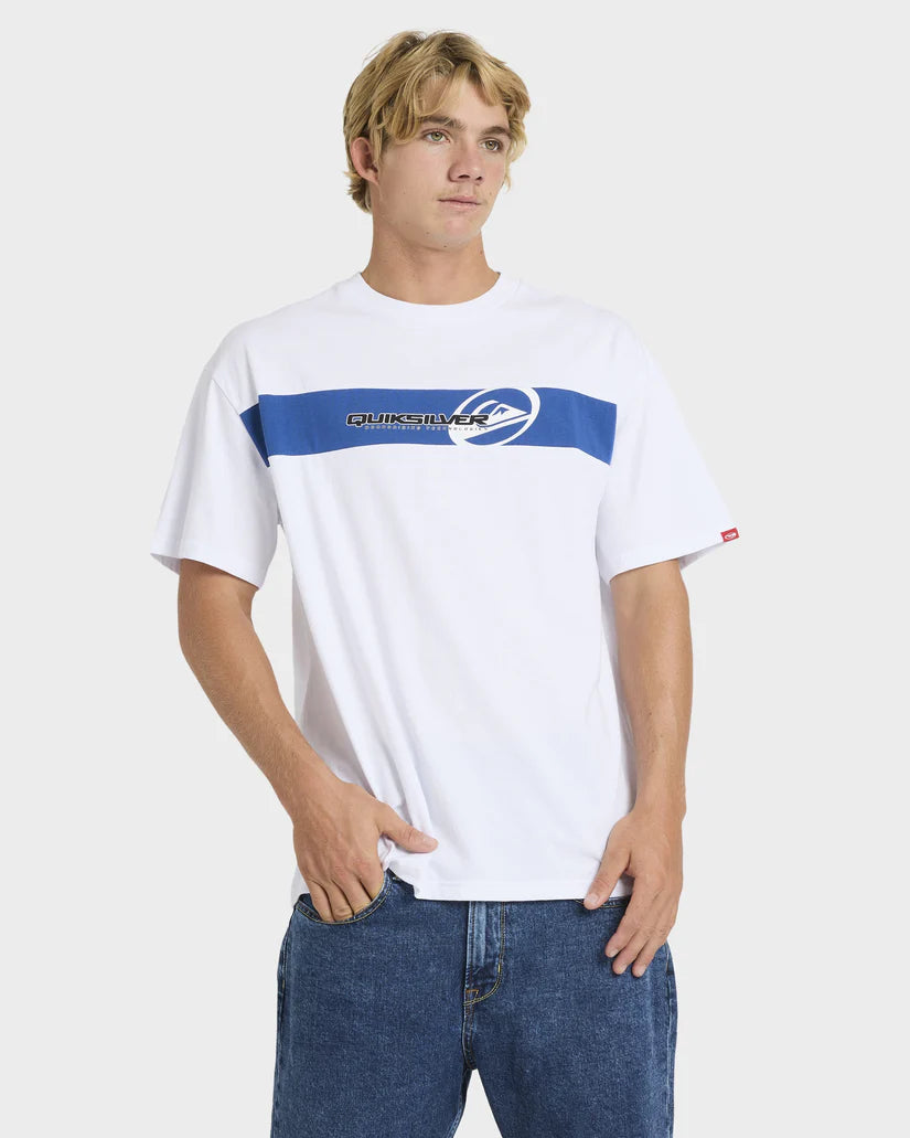 QUICKSILVER MENS TILT PANEL KNIT TEE
