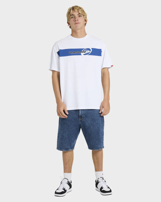 QUICKSILVER MENS TILT PANEL KNIT TEE