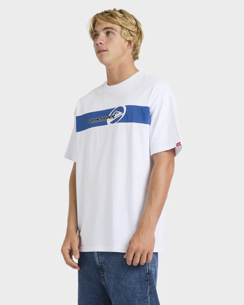 QUICKSILVER MENS TILT PANEL KNIT TEE