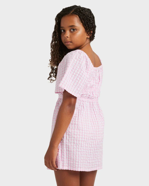 ROXY GIRLS DAISY CHECK DRESS